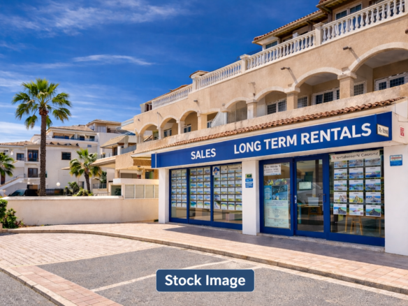 Mediterranean real estate storefront on Costa Blanca 1