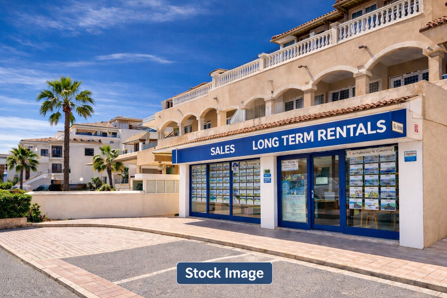 Mediterranean real estate storefront on Costa Blanca 1